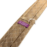 Champagne Swirl Wide Silk Tie 9cm